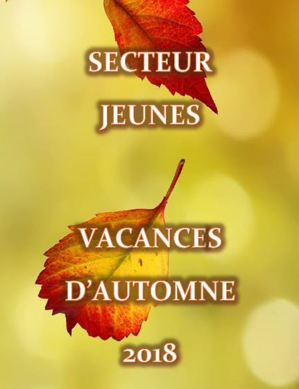 You are currently viewing Le prorgamme des vacances d’Automne