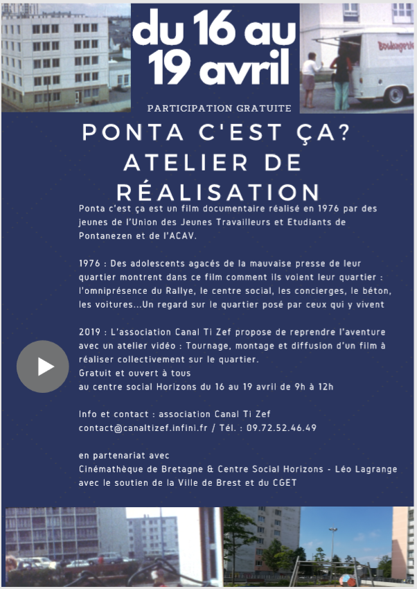 You are currently viewing Atelier vidéo « Ponta c’est ça ? »