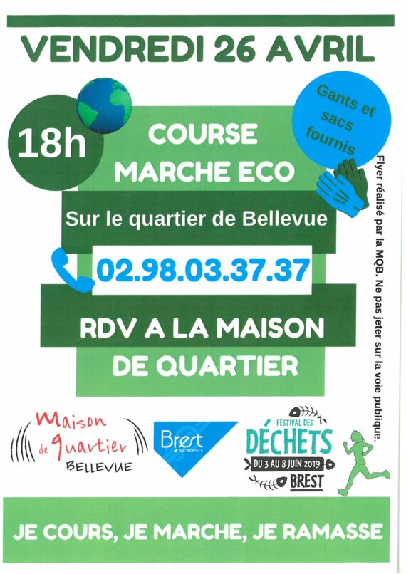 FLYER COURSE MARCHE ECO – FESTIVAL DES DECHETS