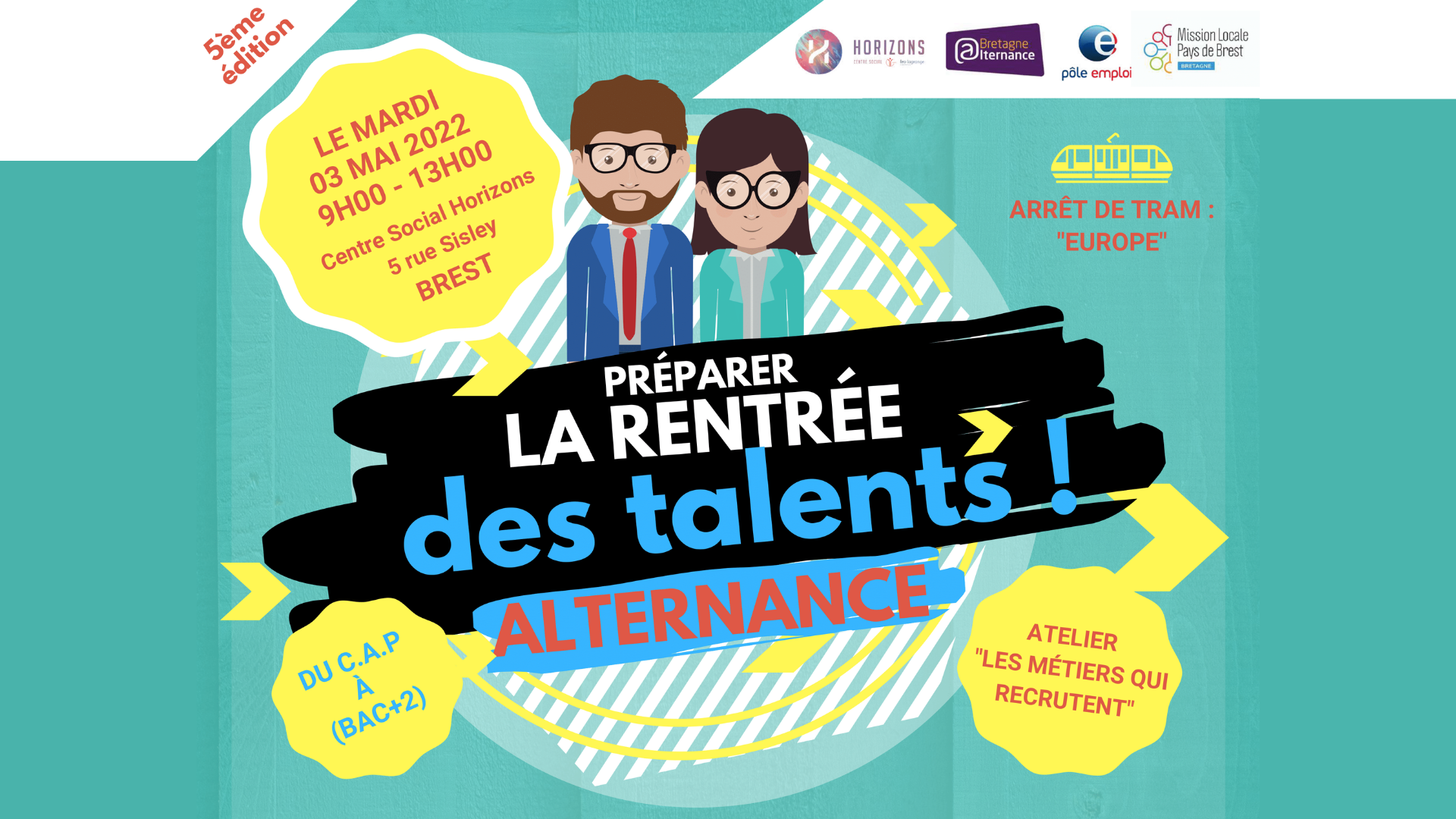 You are currently viewing La cinquième édition de la « Rentrée des talents » le Mardi 3 Mai au Centre Social !