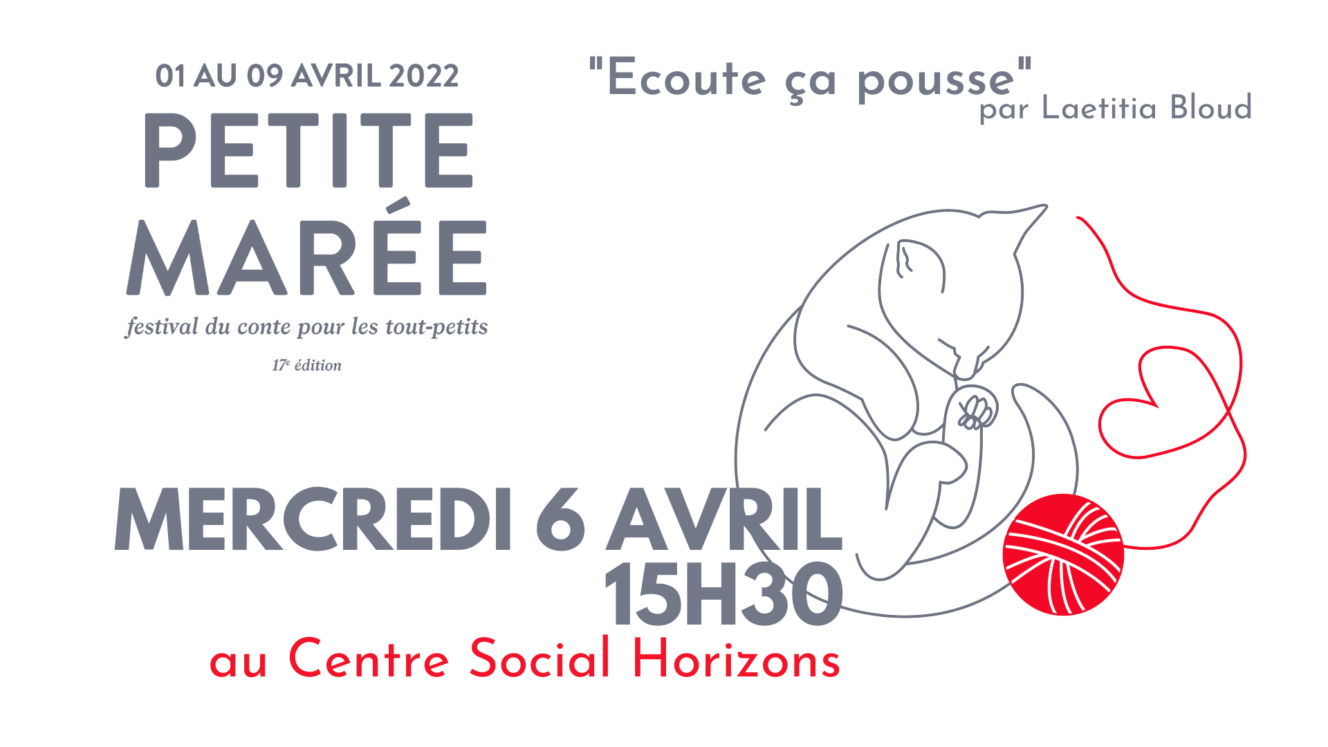 You are currently viewing La Petite Marée 2022 de passage au Centre Social avec le spectacle de Laetitia Bloud
