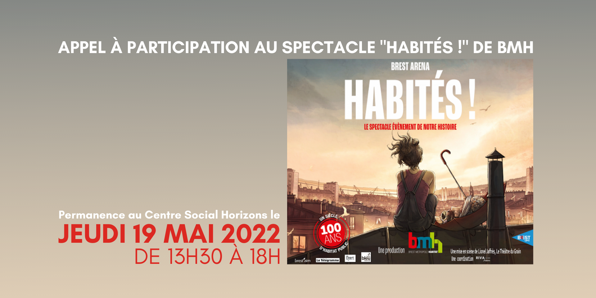 Appel à participation au spectacle Habités ! de BMH