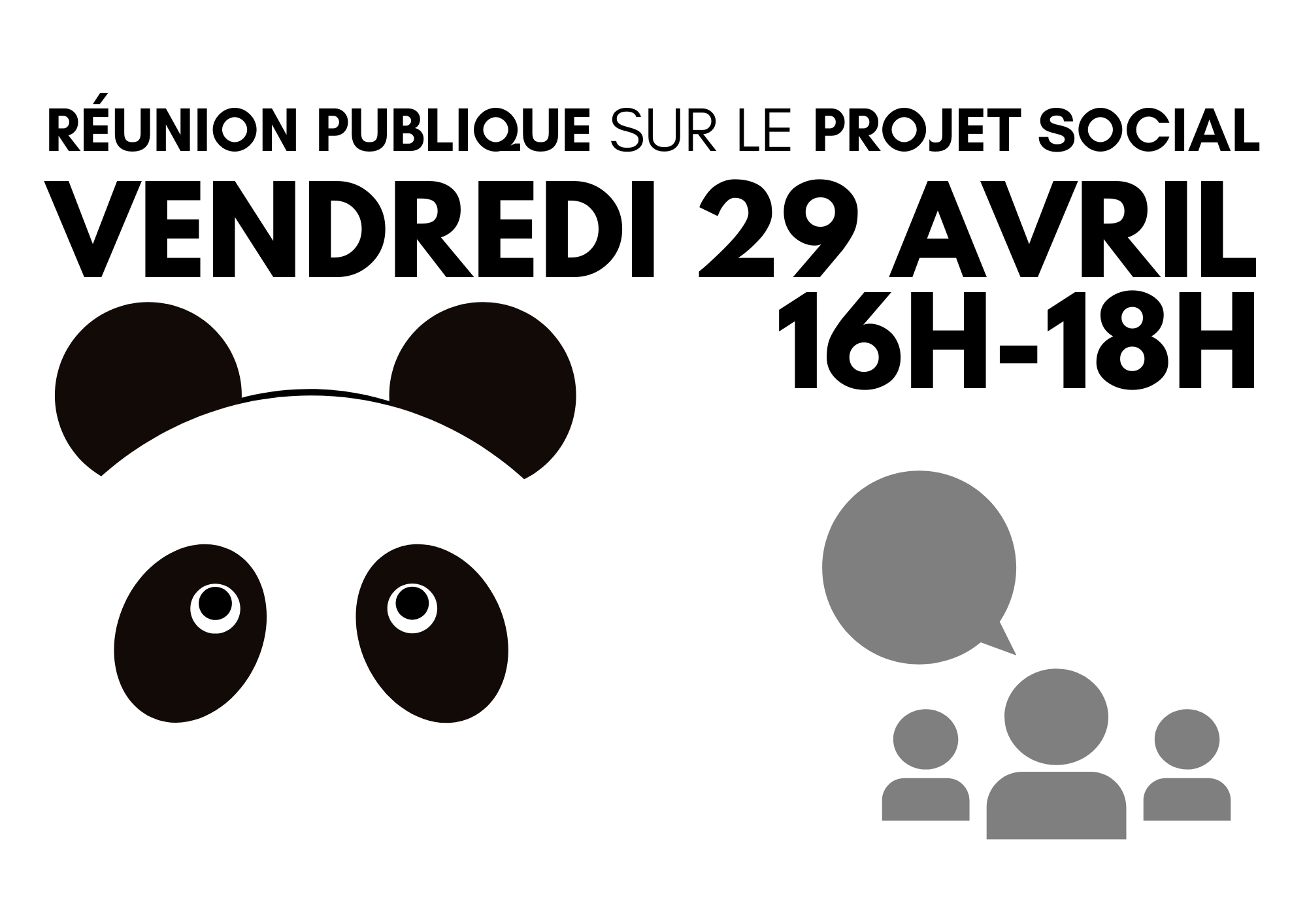 You are currently viewing Réunion publique le vendredi 29 avril pour le projet social 2022/2025