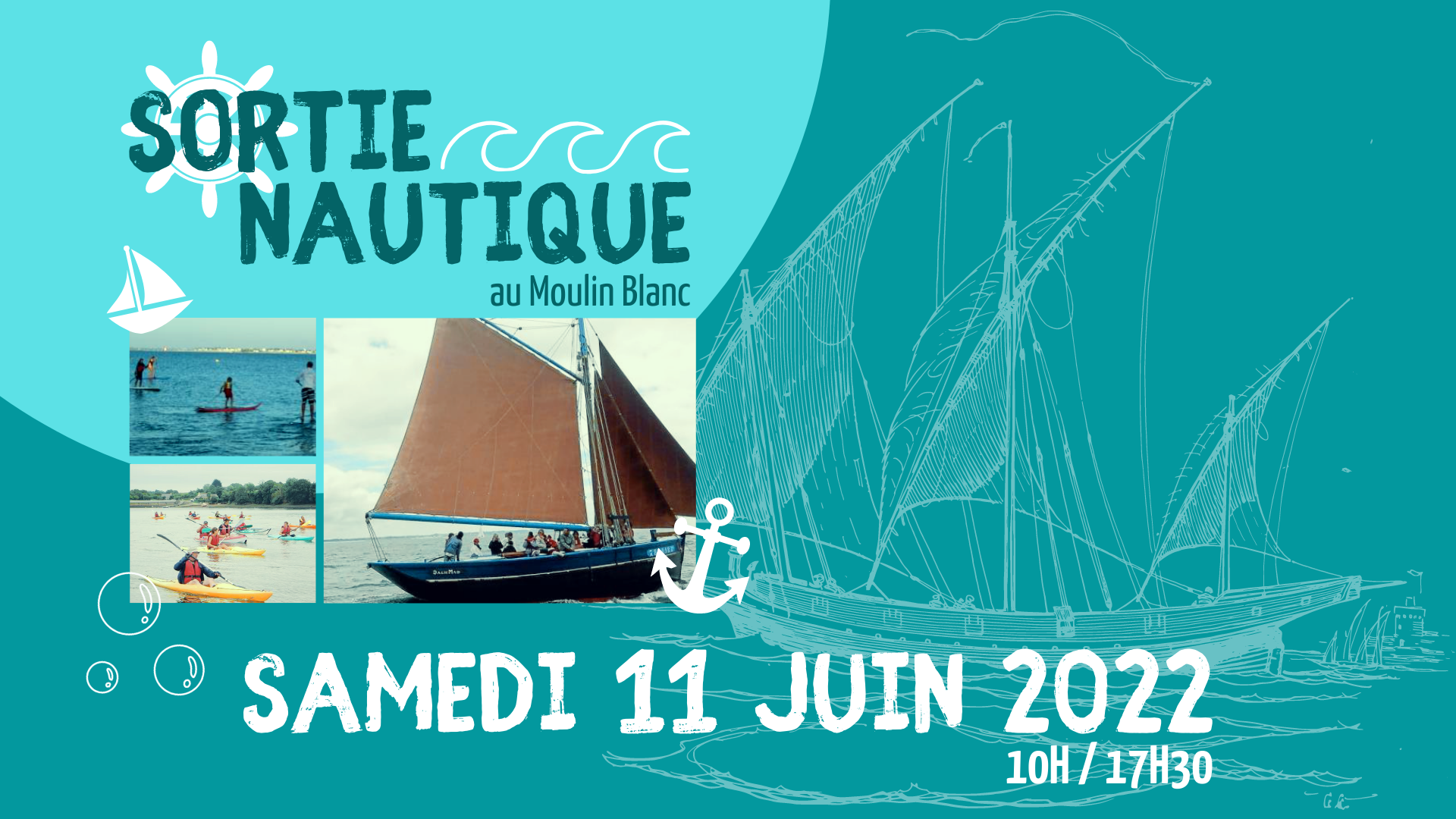 You are currently viewing Sortie nautique au moulin Blanc le samedi 11 juin 2022