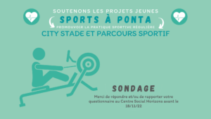 Lire la suite à propos de l’article Sondage : Sports à Ponta – Budget participatif de la ville