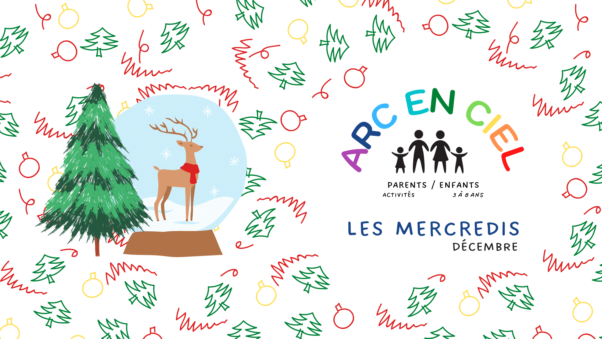 You are currently viewing Les Mercredis Arc en ciel – Décembre 2022 – Parents/enfants