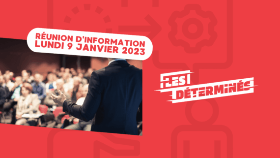 Les détérminés réunion publique