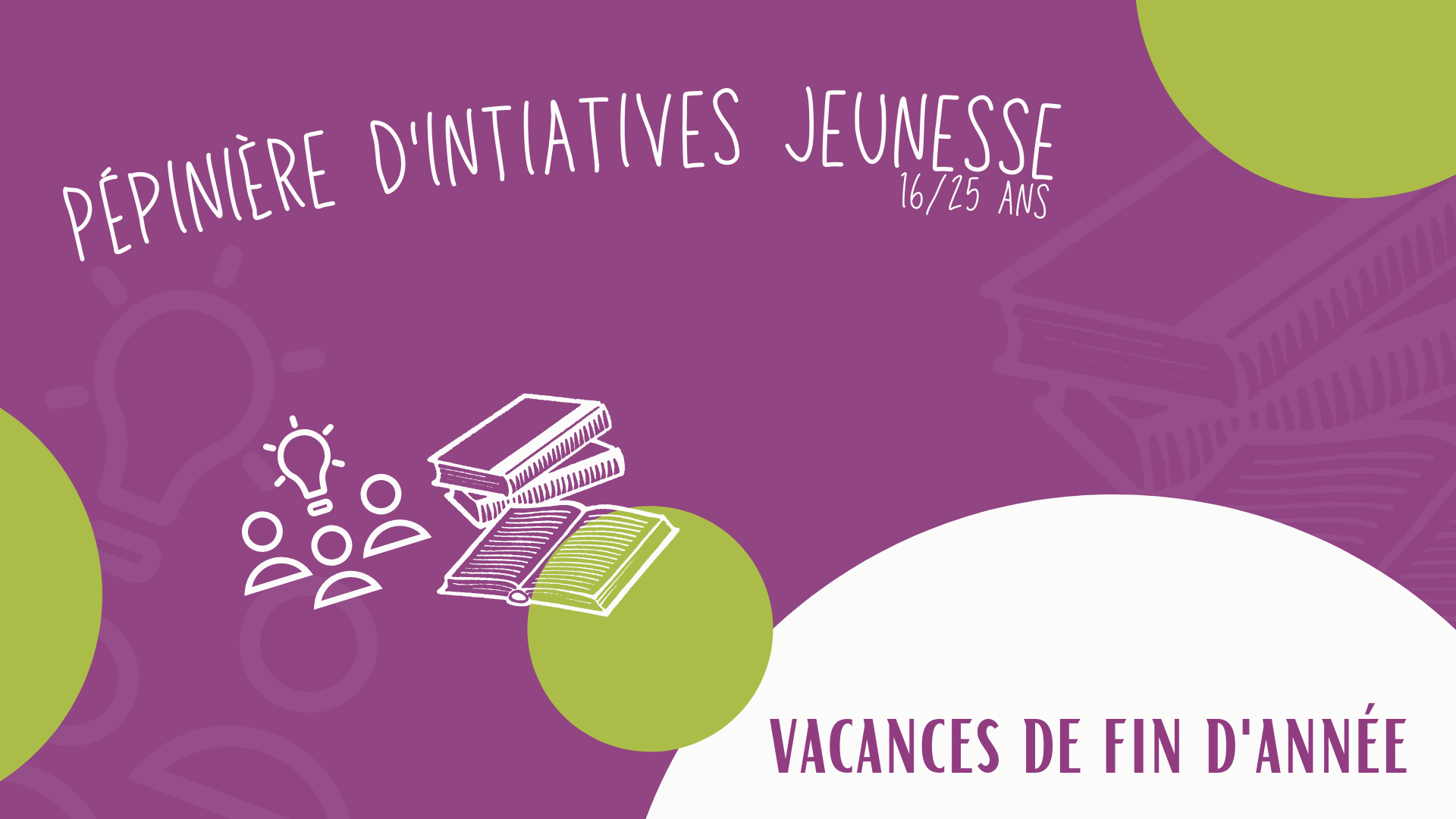 You are currently viewing Pépinière d’initiatives jeunesse : programme des vacances de fin d’année