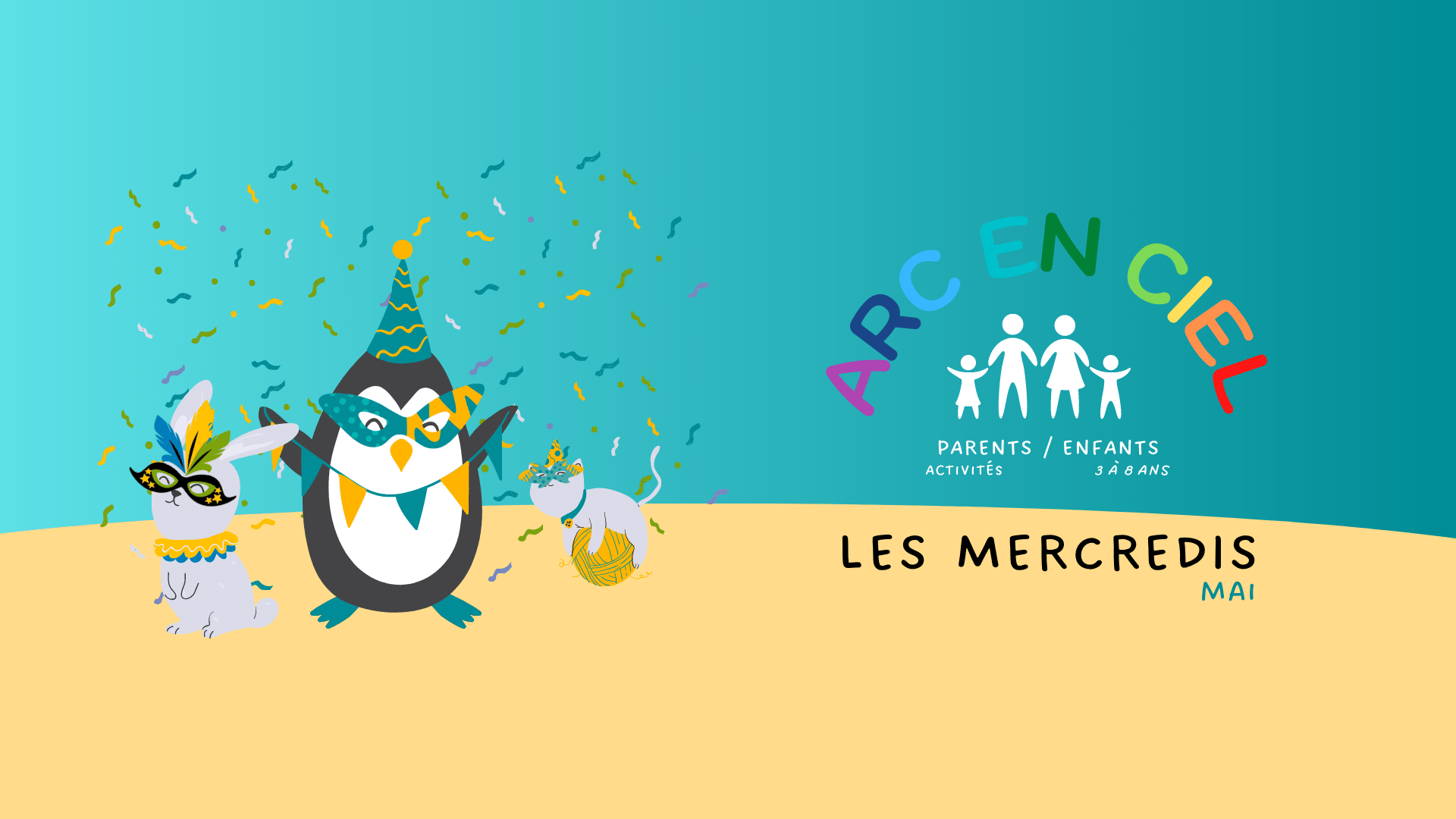 You are currently viewing Les Mercredis Arc en ciel – Mai 2023 – Parents/enfants