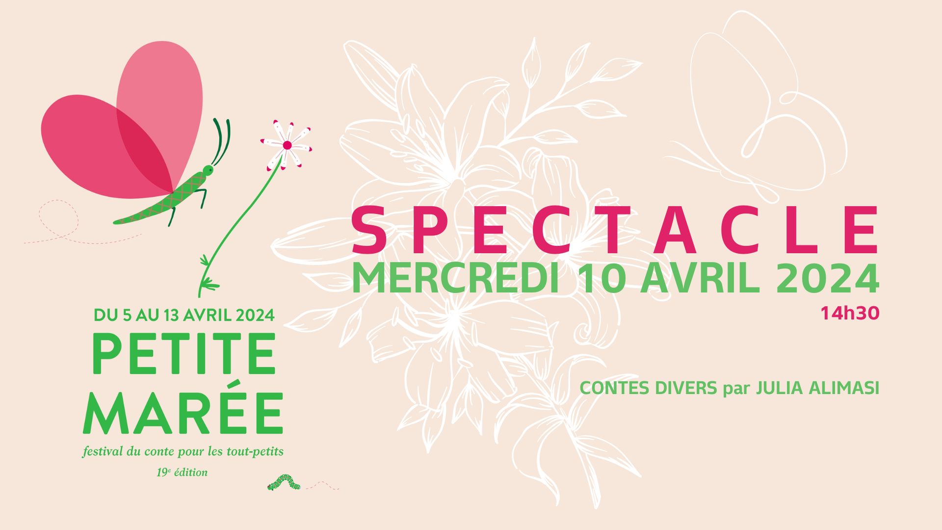 You are currently viewing Festival de contes pour touts-petits « Petite Marée » : le mercredi 10 avril au Centre social