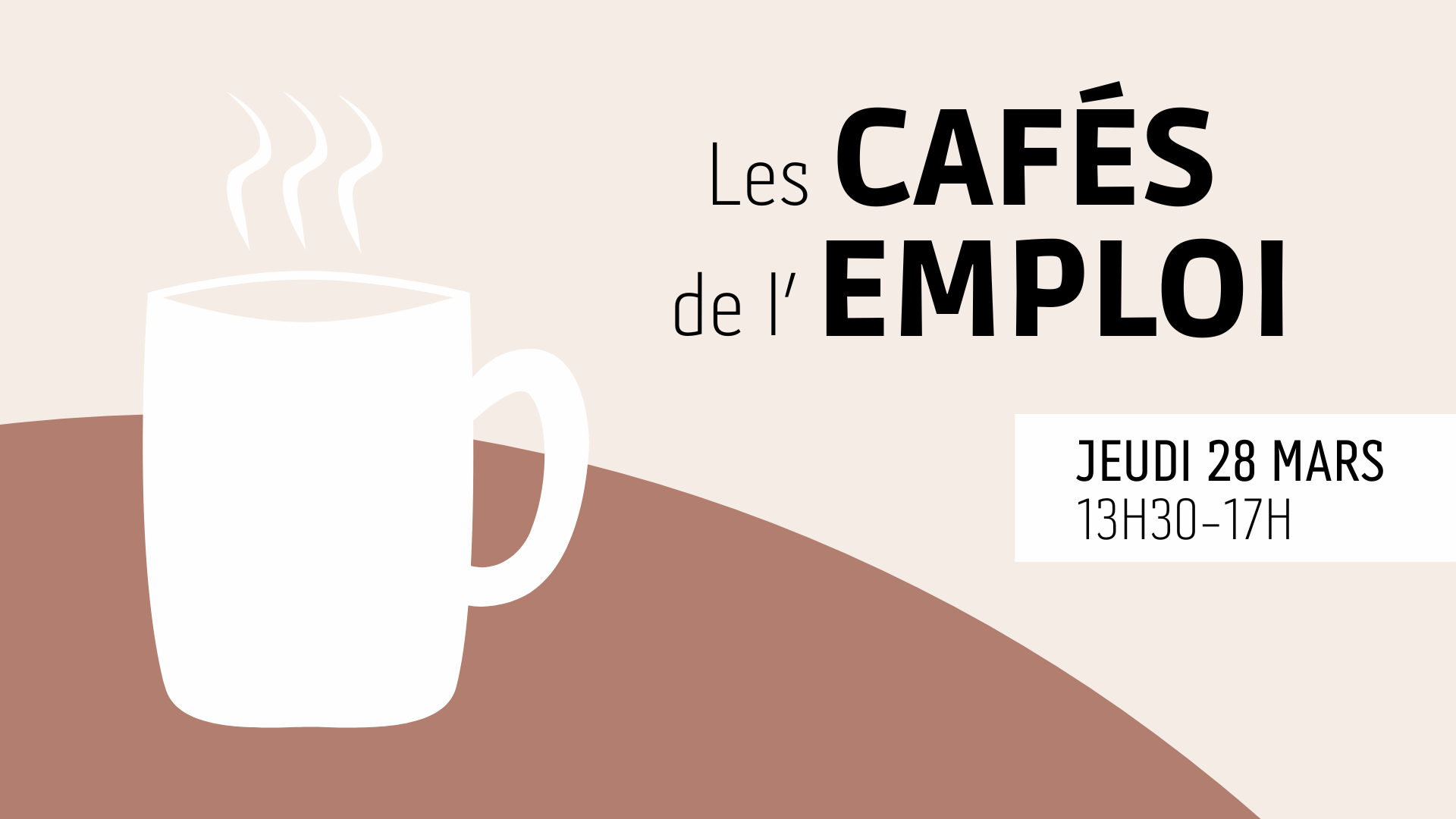 You are currently viewing Les Cafés de l’emploi : le jeudi 28 mars 2024 au Centre social