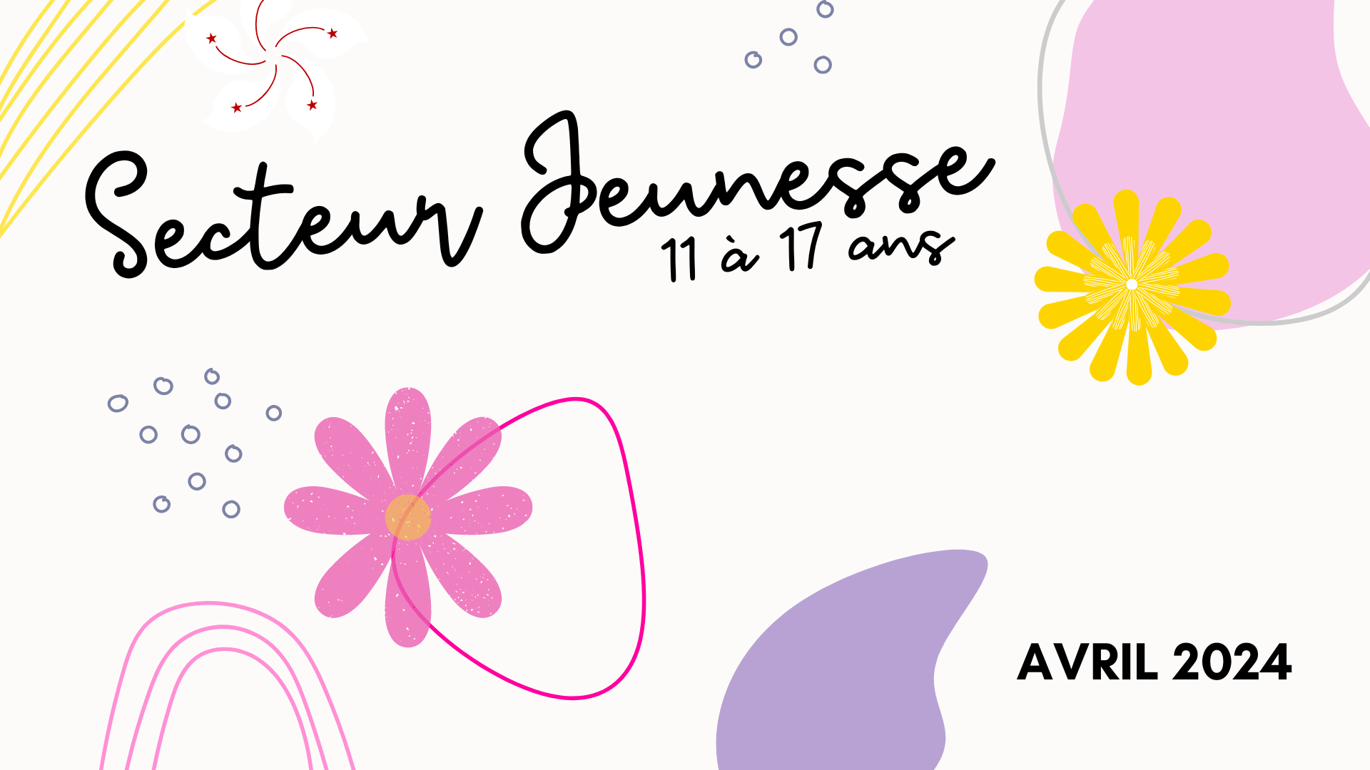 You are currently viewing Planning mois d’avril – Activités Jeunesse (11/17 ans)